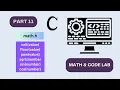 Functions of math h header file Math Function C Programming Bangla Tutorial Part 11