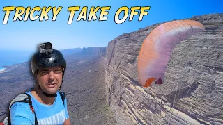 Three Paragliding Takeoff Fails and a gorgeous Full Flight at Fazayah Bay Oman