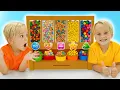Download Lagu Chris learns to help Uncle and plays with sweet machine