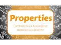 Properties Commutative Associative Distributive and Identity