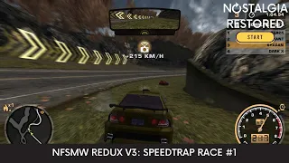 NFSMW Redux V3 Diamond State Speedtrap Race 1 