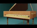 Kinderszenen, Op.15 (Schumann, Robert),Träumerei - Harpsichord Solo - 3D CG Animation #b3d