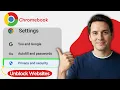 How to Unblock Websites on School Chromebook 2026 Step By Step Guide