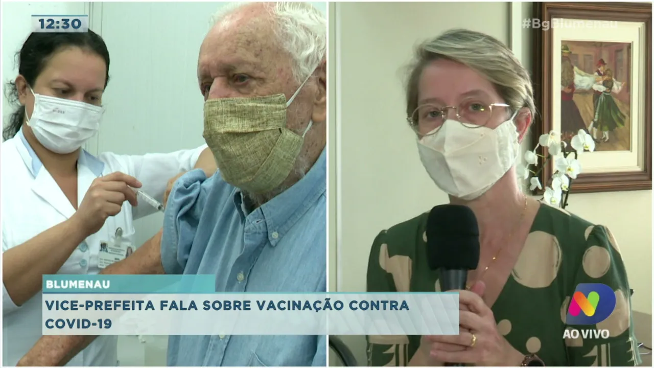 Vice-prefeita de Blumenau detalha cronograma de vacinação de idosos contra Covid-19