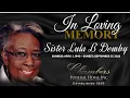 Celebration of Life for Sister Lula Demby