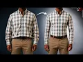 How to Tailor a Dress Shirt Easy 2 Minute Tutorial