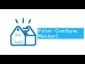 Python - CodeSignal Modulus 6