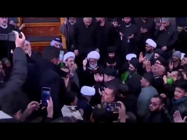 ⁣بمشاركة اية الله العظمى المرجع الكبير الشيخ بشير حسين النجفي دام ظله