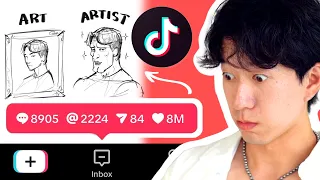 I Tried Every Way to Go Viral on Art Tiktok