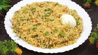 சுவையான கீரை சாதம் | Spinach Rice | Keerai Sadam In Tamil | Lunch Box Recipe In Tamil