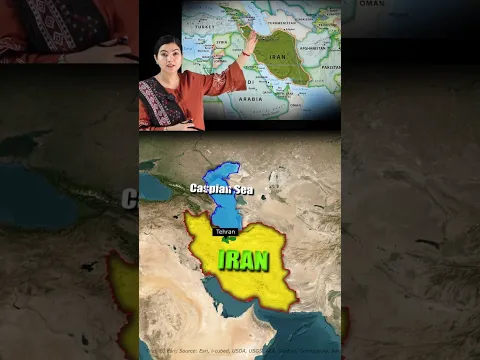 Iran Country map animation #geography #mapping #ssc #upsc #railway Ankita Dhaka