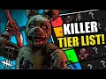 HIGH MMR Killer Tier List Dead By Daylight