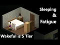 Sleeping and fatigue B41 55