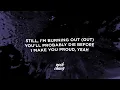 mgk - outlaw overture (Lyrics)