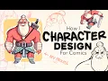 How I Design Characters for my Comics - The Process PART 2
