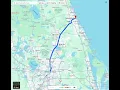 Fastest route from Orlando Florida to Daytona Beach