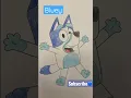 Bluey Color Page