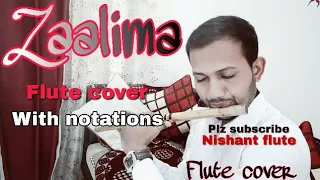 zaalima raees flute cover instrumental nishant flute bansuri