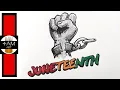 How to Draw JUNETEENTH