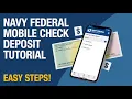 How to Use the Navy Federal Mobile App to Deposit Checks Snap