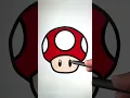 How to draw a mushroom from Super Mario