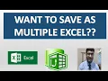 Save Multiple Excel Files using VBA Code Part 2 of GSTR2A Merging