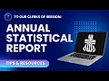 To our Clerks of Session Annual Statistical Report - Tips Resources