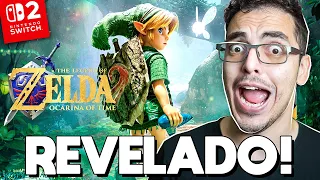 Zelda Ocarina of Time Remake no Switch 2 REVELADO! Data, Gameplay, Novidades! - Reagi a TUDO!