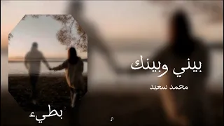 محمد سعيد بيني وبينك بطيء 