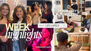 Life these days  | Week Highlights | Shoot days