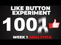 The Youtube Like algorithm Experiment 1 Week Update with Analytics