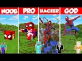 Download Lagu Spider-Man Statue Build Battle Challenge - Noob vs Pro vs Hacker vs God - Minecraft Animation