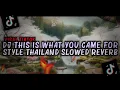 Download Lagu DJ This Is What You Came For Style Thailand (Slowed \u0026 Reverb)