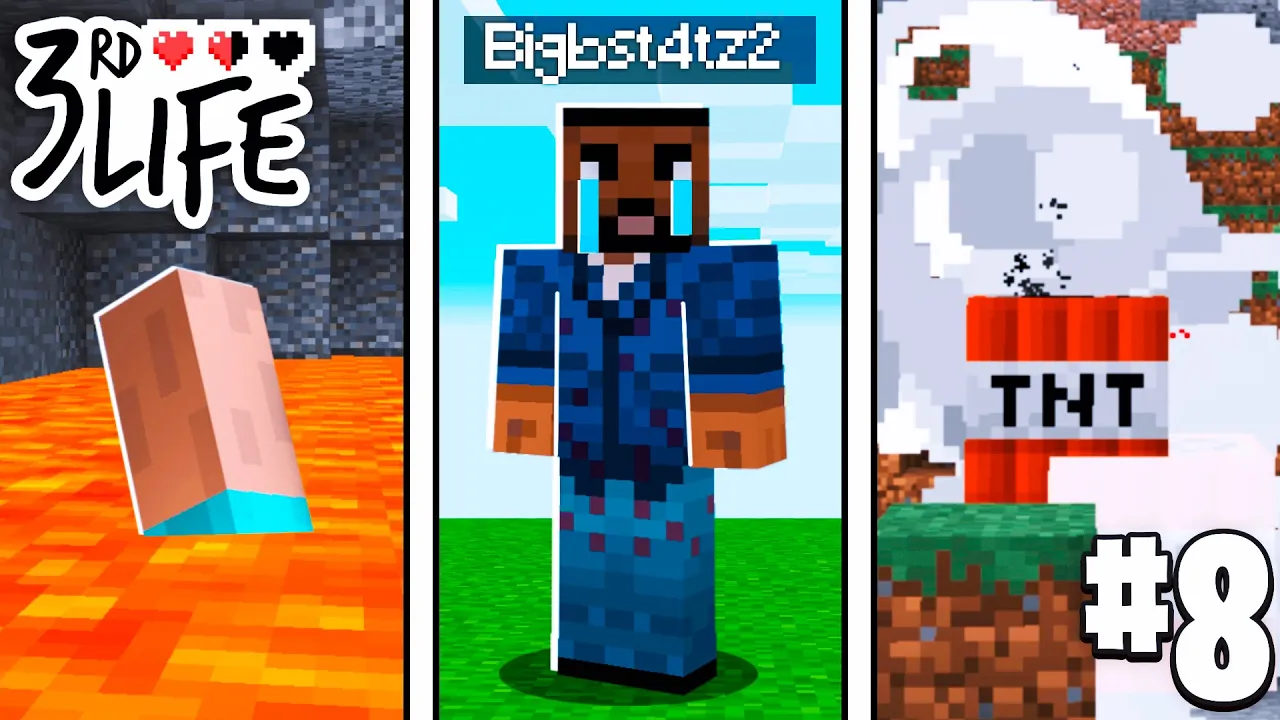 Watch "SO MUCH DEATH! l Minecraft 3rd Life SMP l EP.8" on YouTube