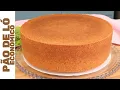 Download Lagu PÃO DE LÓ PROFISSIONAL GRANDÃO E SUPER ECONÔMICO | 4 INGREDIENTES, perfeito para bolos molhadinhos!