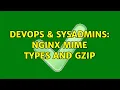 DevOps SysAdmins nginx mime types and gzip 2 Solutions