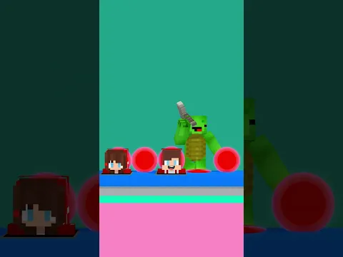 JJ Friends Slippers Hide and Seek Sister🤤🫠 - MAIZEN Minecraft Animation