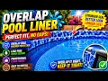 Overlapping Swimming Pool Liner Install Intex Coleman 22 x 52