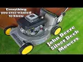 John Deere Silver Deck Mowers - Everything you ever wanted to know 14SB 14SE 12SB 12PC 14SX 14SC