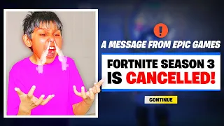season 3 is cancelled prank on little brother