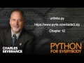 Worked Example BeautifulSoup Chapter 12