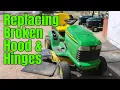Getting the Mower ready for the Season John Deere LT160 Plastic Replacement