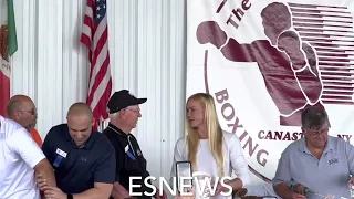 Check Out Andre Ward Fist Casting For Boxing Hall Of Fame EsNews Boxing