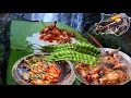 Download Lagu MEMBUAT OLAHAN SA'AT SEDANG BERKUNJUNG KE CURUG TENGAH HUTAN‼️PETE,SAMBEL,,JAGUNG,DAN AYAM TUMIS