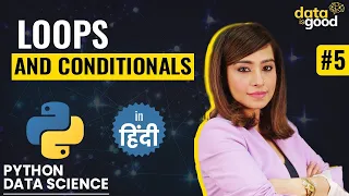 Learn Python Loops Conditionals in Hindi Python Tutorial for Beginners Python tutorial