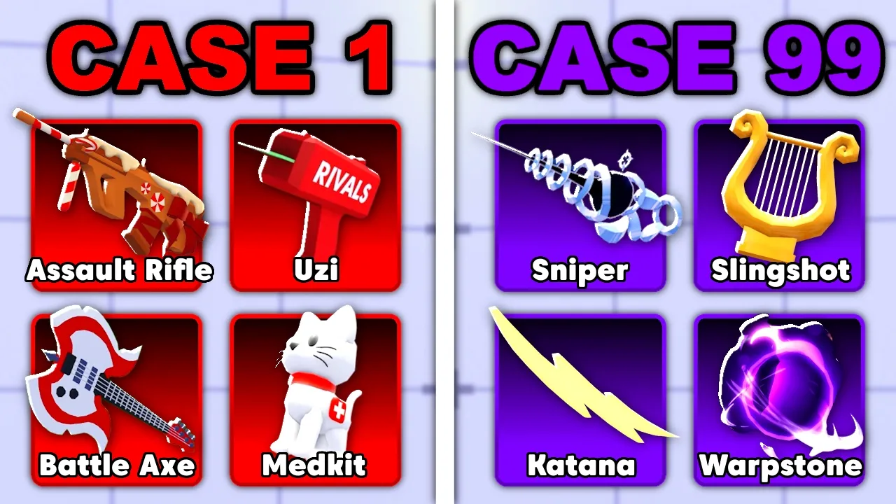 Roblox Rivals But SKIN CASES Pick My LOADOUT!