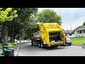 Miller Waste International Durastar New Way King Cobra packing heavy trash
