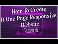 Build One Page Responsive Restaurant Website HTML CSS Bootstrap Angular Tutorial Part 1