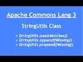How to append string in Java How to prepend string in Java Java WordCount Program