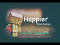 Download Lagu Happier - Olivia Rodrigo,I hope you're happy but don't be happier Lagu Terjemahan - TikTok